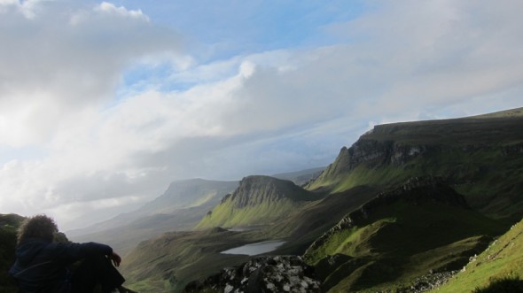 Uno de los tantos paisajes dramáticos de la Isle of Skye, la segunda isla más grande de Escocia y en donde, además, se pueden encontrar castillos, pueblitos de pescadores, gaitas, whisky y mucha lluvia.