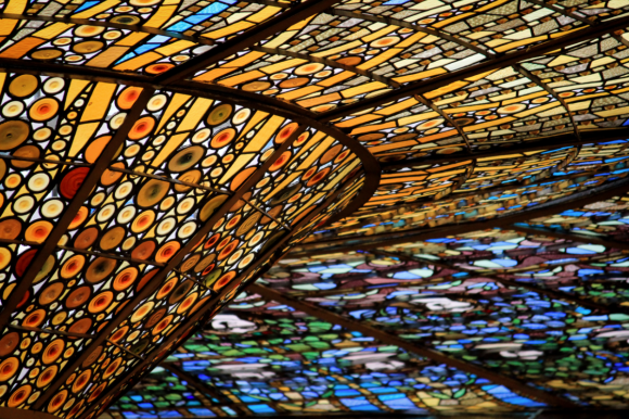 viajoscopio.com - Palau de la Música Catalana - Barcelona, Catalanya, España - Gota vidrio