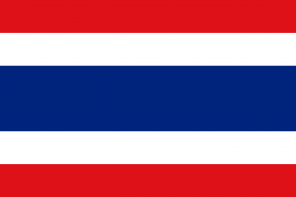 viajoscopio.com - Thailand flag, bandera Tailandia.